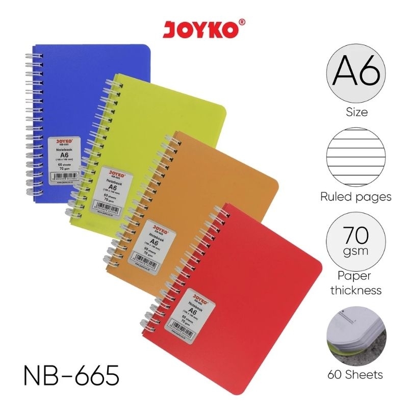 

NOTEBOOK/AGENDA/DIARY/CATATAN/JOYKO NB-665