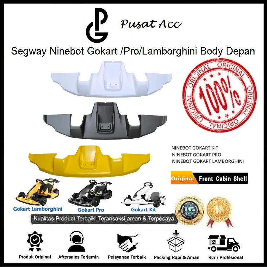 Segway Ninebot Gokart /Pro/Lamborghini Front Wing - Cover Depan Gokart