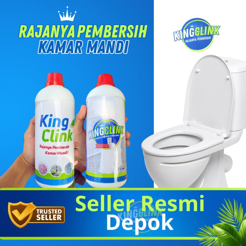King Clink Pembersih Kamar Mandi, WC, Kerak Membandel Ampuh