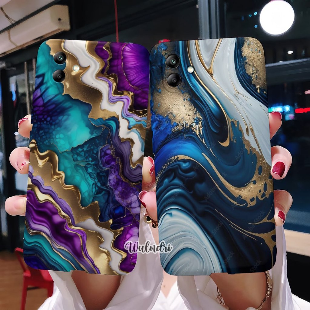CASE MARBLE HP UNTUK TIPE SAMSUNG A05 100% PERSISI / SOFTCASE PELINDUNG KAMERA (N46)