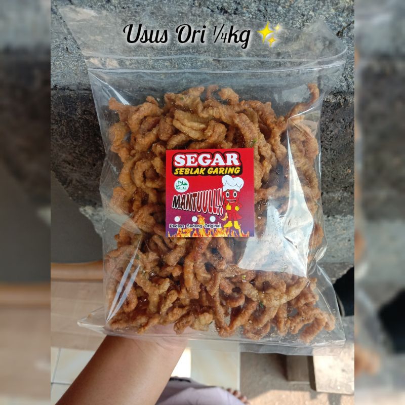 

Usus Ayam Crispy Original Renyah & Gurih 250gram Mantulll