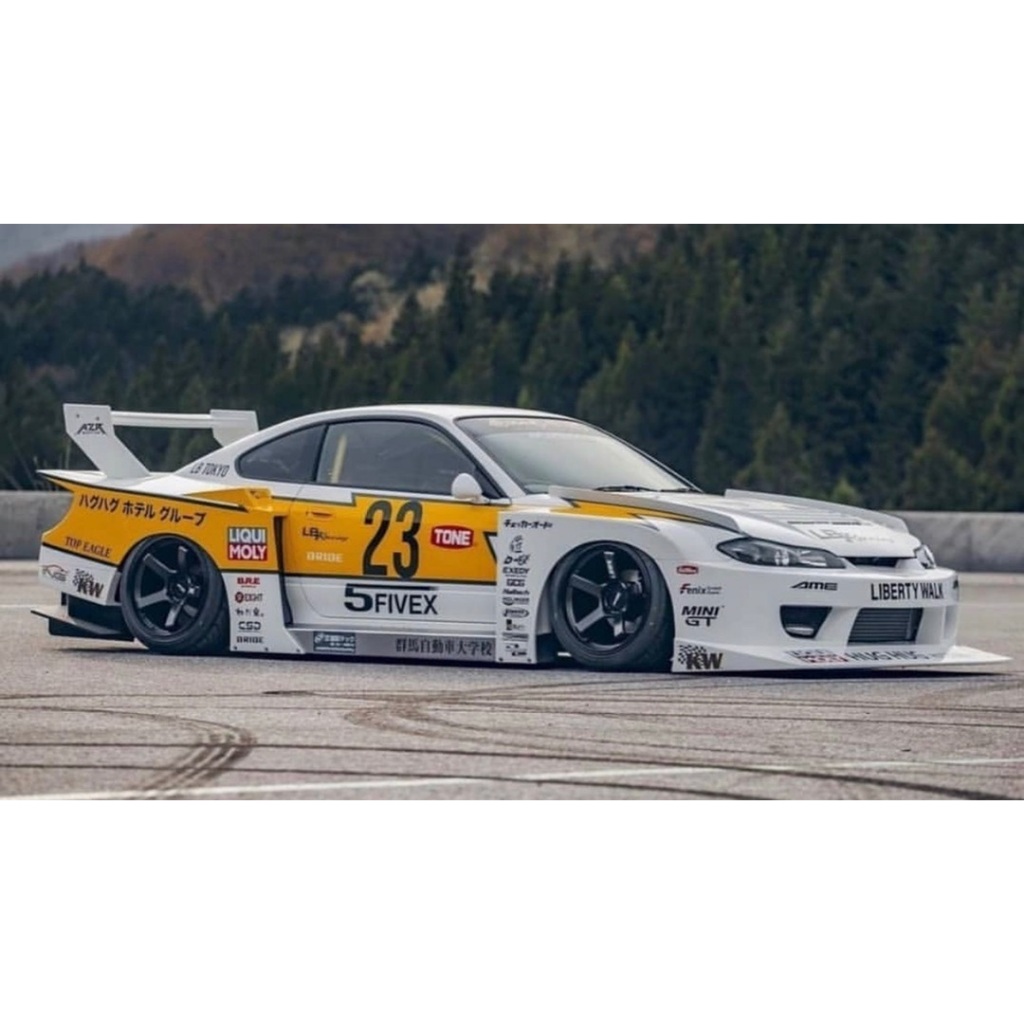 Decal WHITE TONER X53 LBWK Super Silhouette S15 SILVIA