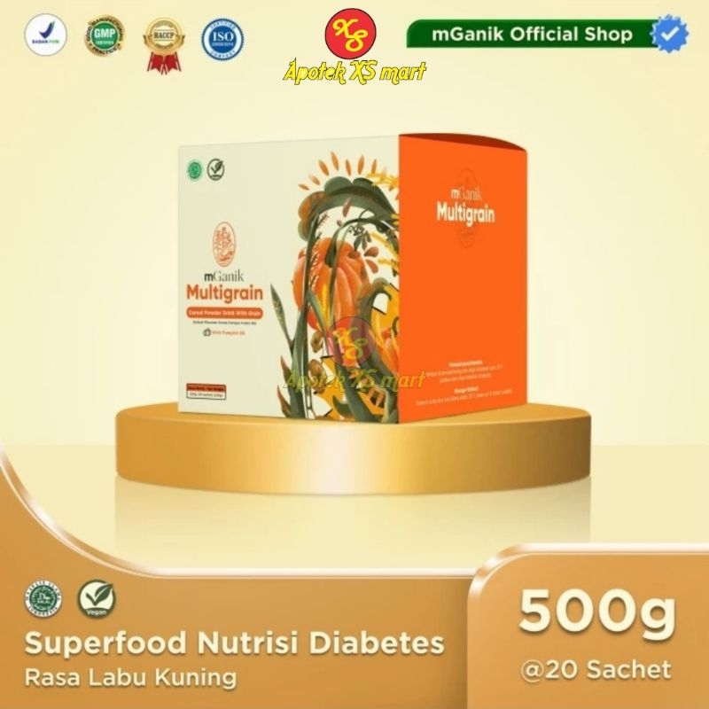 

MGANIK MULTIGRAIN 500 GRAM NUTRISI PENYANDANG DIABETES