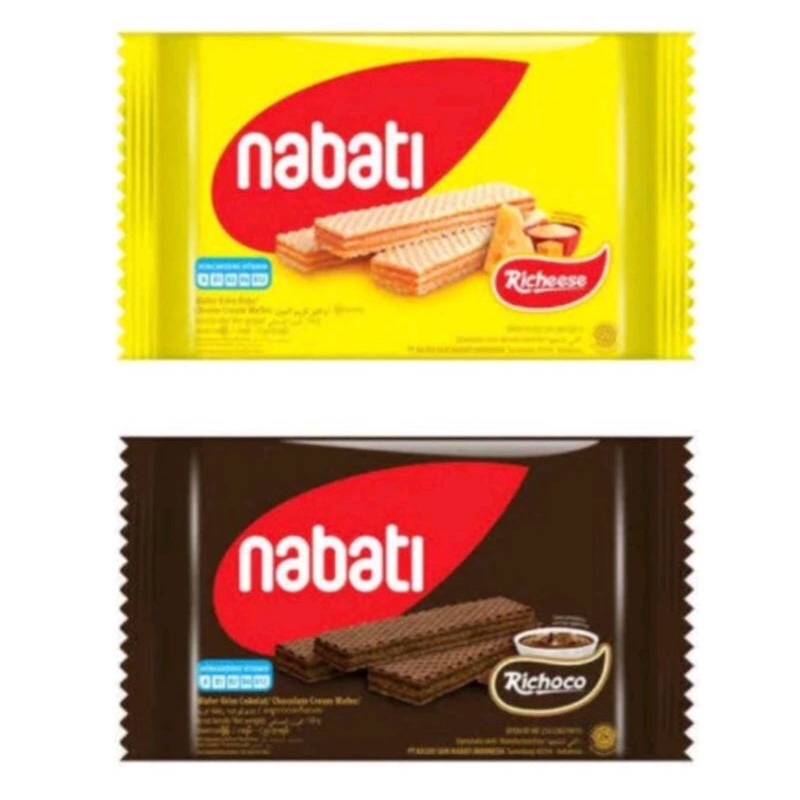 

Nabati Wafer Keju/Chocolate Extra Krim 43gr