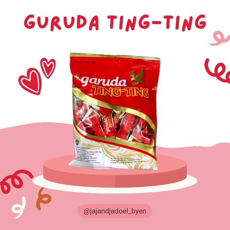 

[PERMEN] GARUDA TING-TING 125gr 50pcs | permen kacang | jadul legendaris | nostalgia