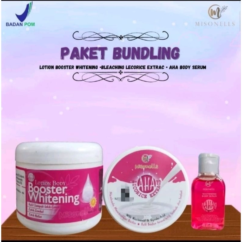MISONELLS BLEACHING BPOM ORIGINAL / misonells bleaching badan