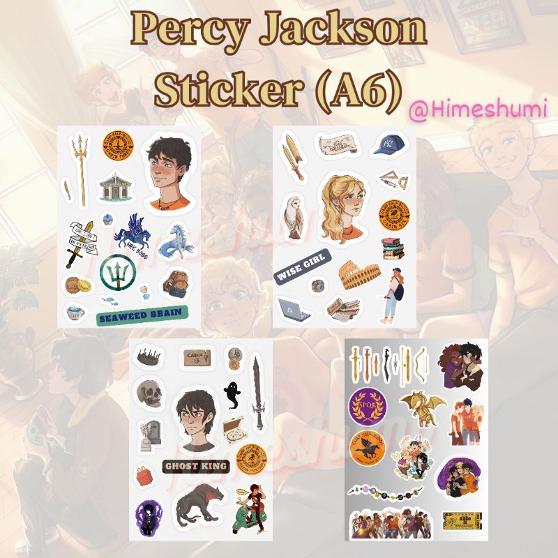 

[CLEARANCE SALE] Stiker (A6) Percy Jackson