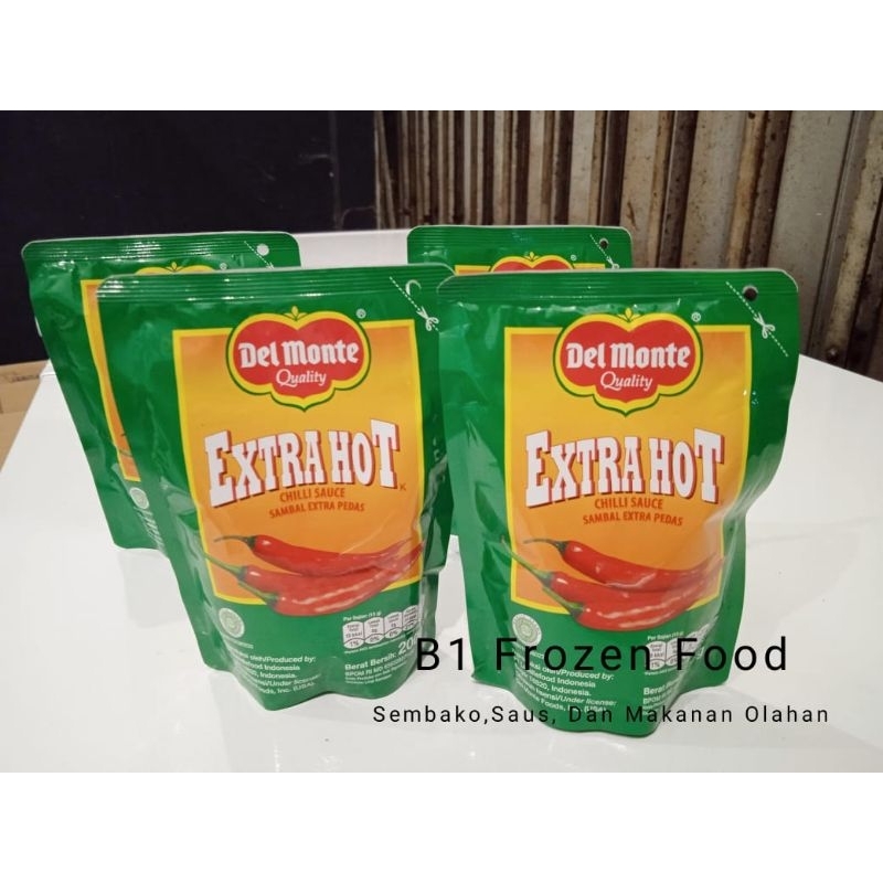 

SAUS EXTRA HOT 200 g, Saus Delmonte, Delmonte Extra Hot.