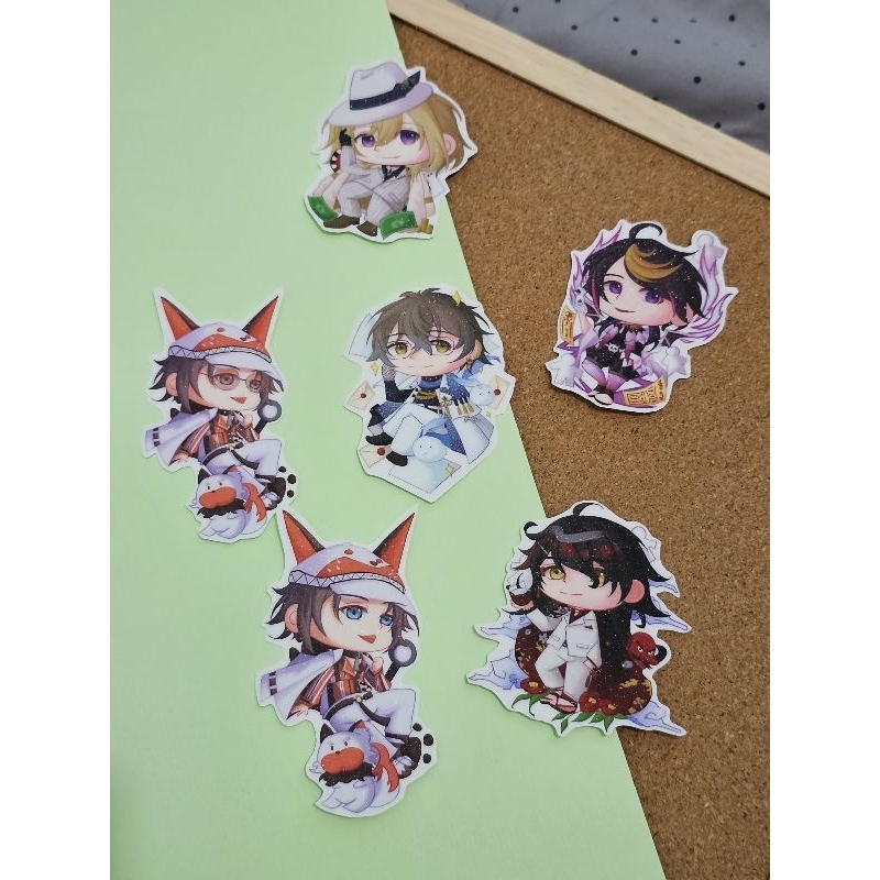 

[Fanmerch] Vtuber Nijisanji Luxiem Glitters Sticker Set