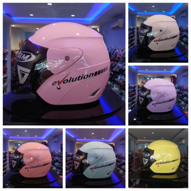 HELM GM EVOLUTION WARNA PASTEL