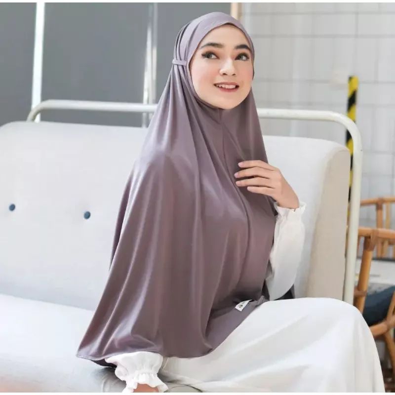 Jilbab Bergo Jersey Jumbo | Bergo Tali Jersey XL | Hijab Instan Tali Jersey Premium