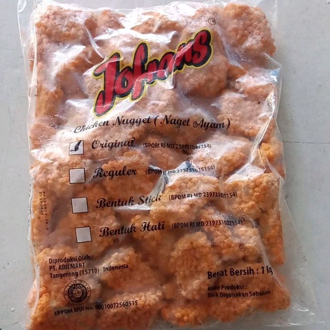 

Jofrans Chicken Nugget Crispy Viral 1kg