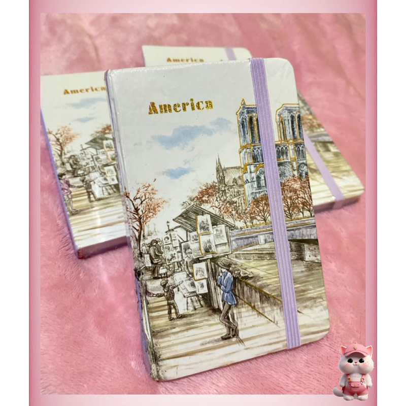 

N033 Agenda/Diary Notebook Bergaris City/Stars Lucu Buku Diary Untuk Kantor Sekolah