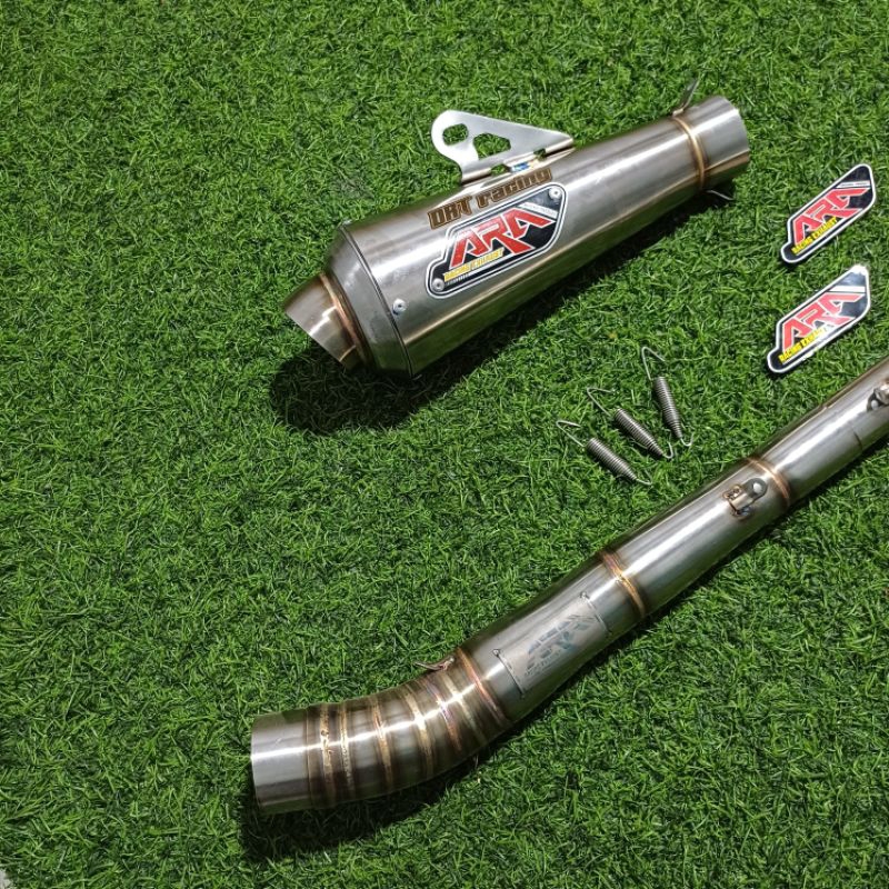 KNALPOT JUPITER MX OLD, JUPITER MX NEW  SPEK STANDAR ,150CC,180CC,200CC ORIGINAL ARA RACING EXHAUST