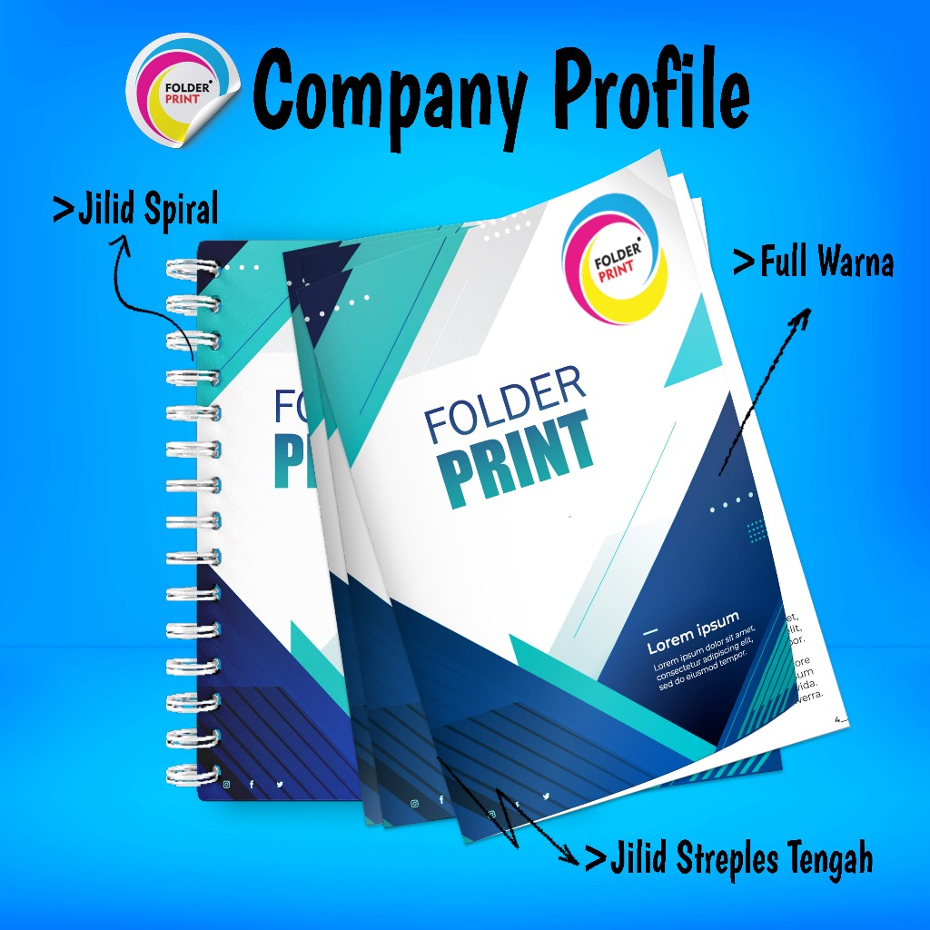 Cetak Company Profile, Majalah, Katalog, Portofolio Custom
