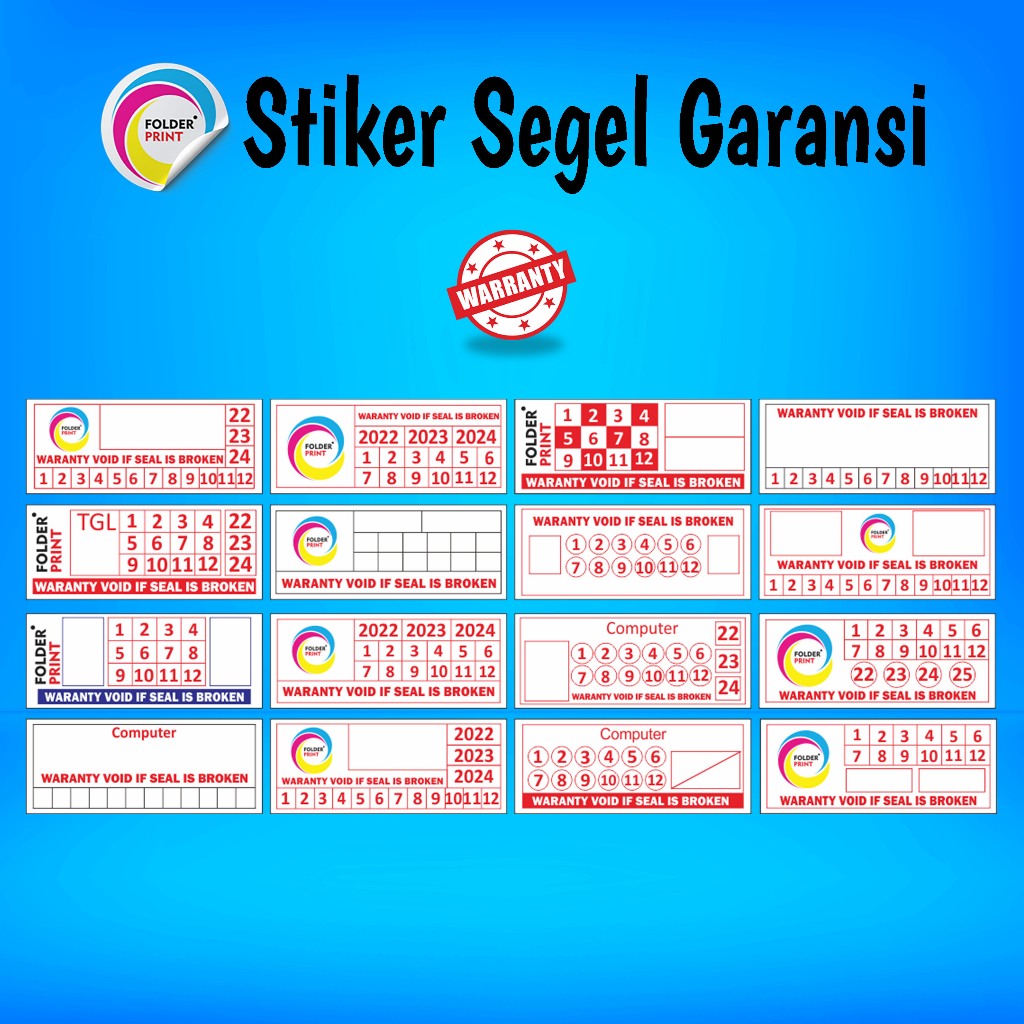 

Cetak Stiker Garansi Pecah Telur Label Segel Warranty Kualitas Import
