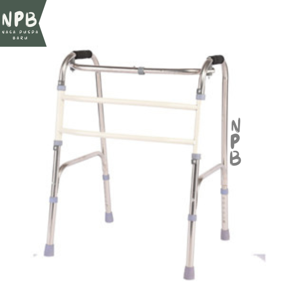 Walker Alat Bantu Jalan Manula - Tongkat Bantu Jalan Lansia - Walker Lansia
