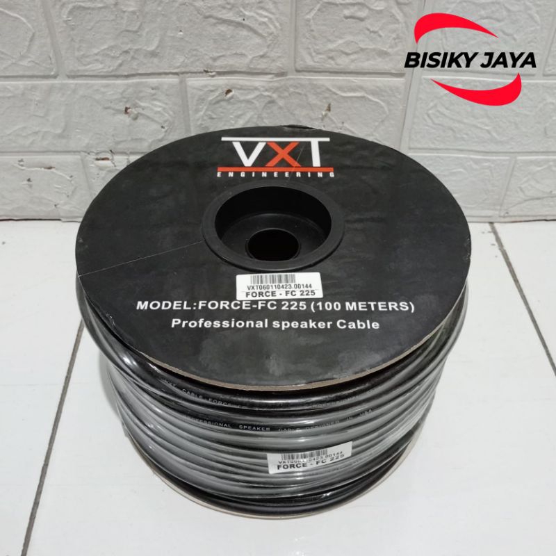 Kabel speaker 2x2.5 VXT panjang 100 meter Force FC225