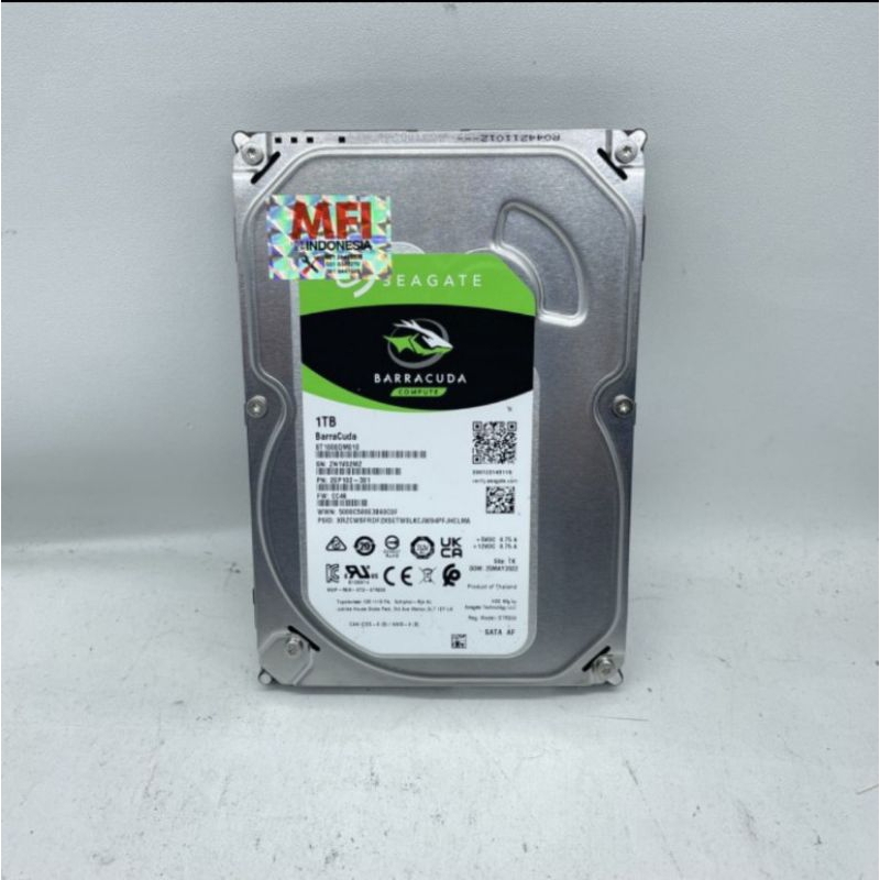 HARDISK 1 TB SEAGATE BARRACUDA MFI 2ND