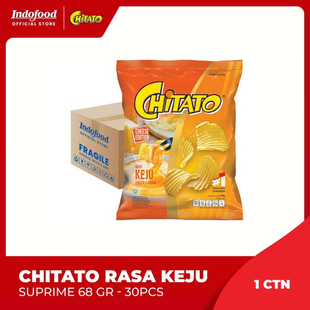 

1 ctn - Chitato Rasa Keju Suprime 68 Gr