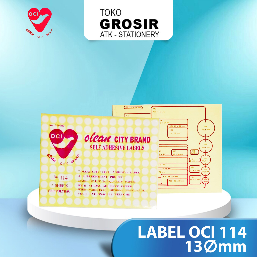 

LABEL OCI : Stiker Label Barcode Thermal Barcode Olshop Label Pengiriman