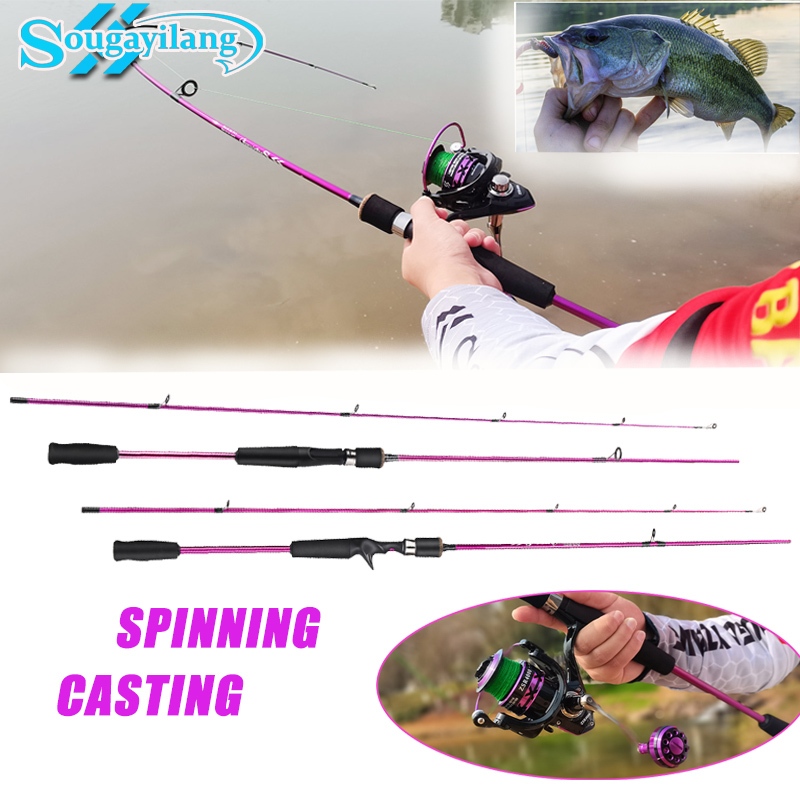 Sougayilang Joran Pancing 2 Bagian Badan Joran Karbon M Power 2.1M Joran Pancing Joran Pancing