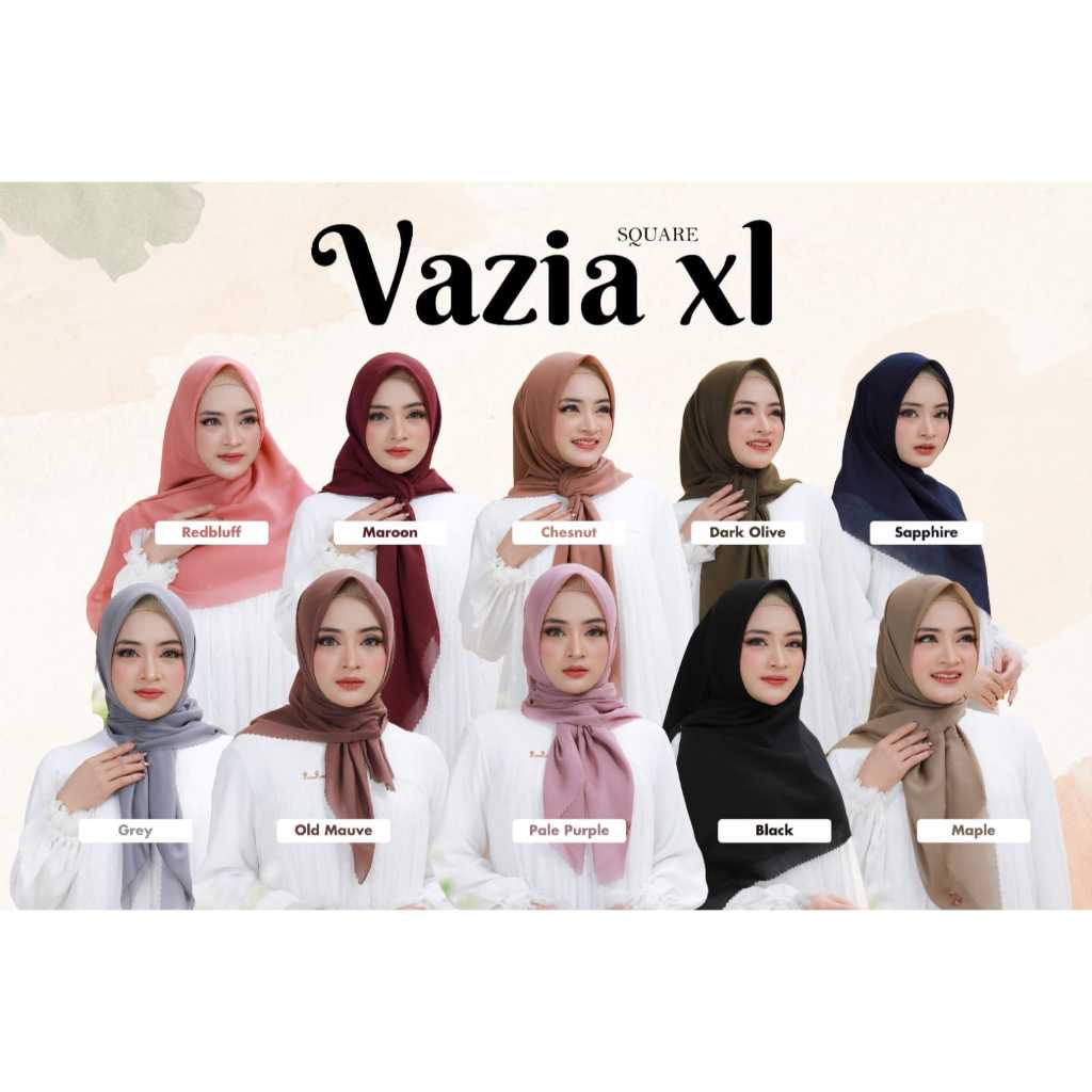 hijab segi empat MURAH Vazia XL (120X120) BY LINA LIVIA/GALLERY AMINAH