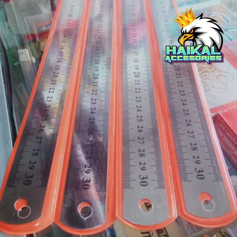 

Penggaris Besi Stainless Steel 30cm (Satuan)