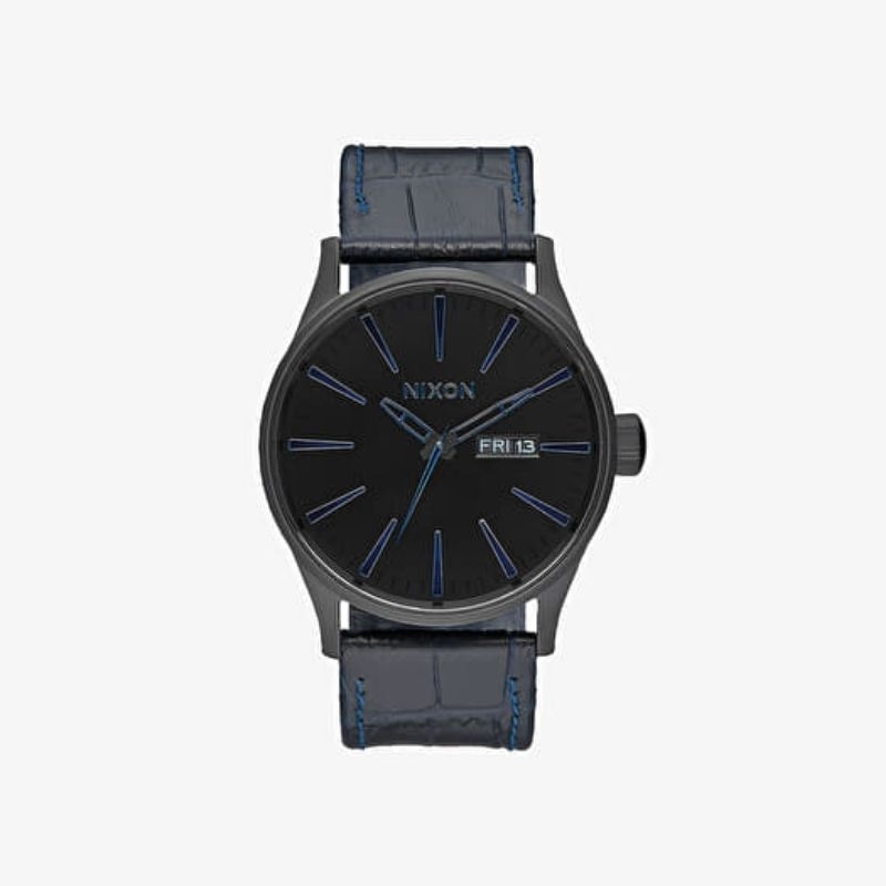 Nixon Sentry Leather  Navy