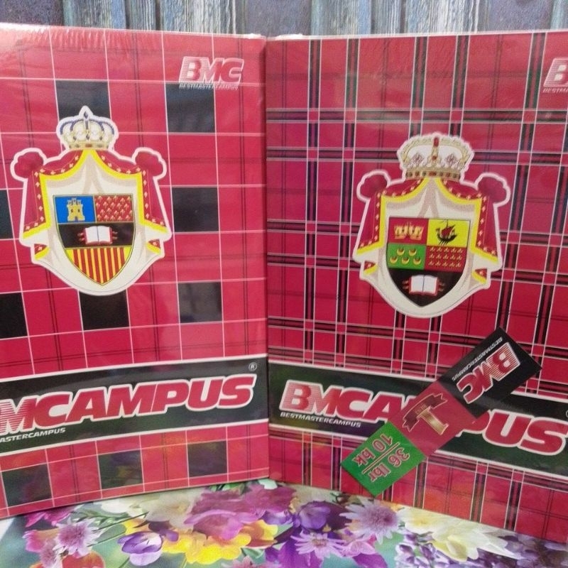 

Buku Tulis Kampus merk BMC isi 36 Lembar per 1pack