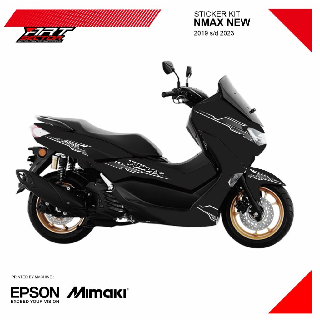 STICKER STRIPING TRANSPARAN NMAX NEW SIMPLE STYLISH