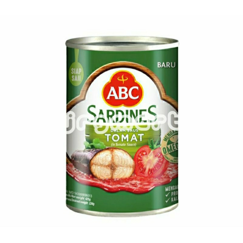 

ABC SARDINES SAUS CABAI TOMAT 155 GRAM DAN 425 GRAM MAKANAN INSTAN