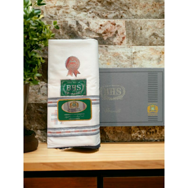 SARUNG TENUN BHS TKB SUTRA SPUNSILK SILVER