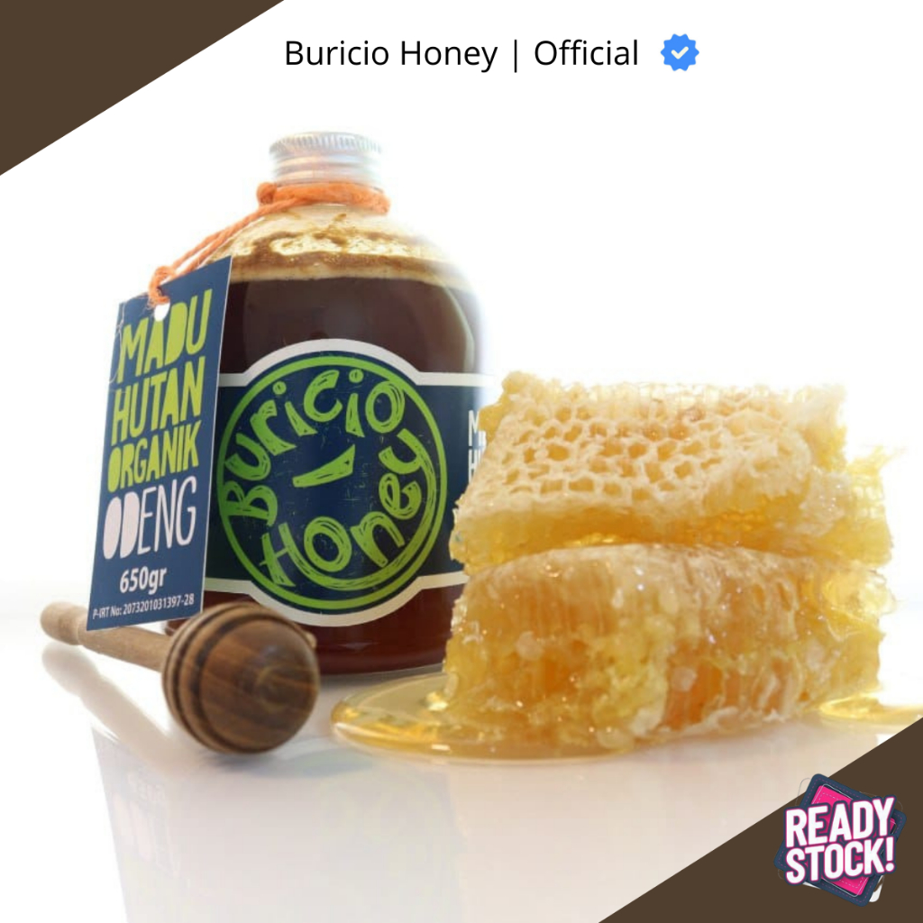 

Buricio Honey Madu Hutan Odeng Murni 650 Gram 100% Asli Original Baduy