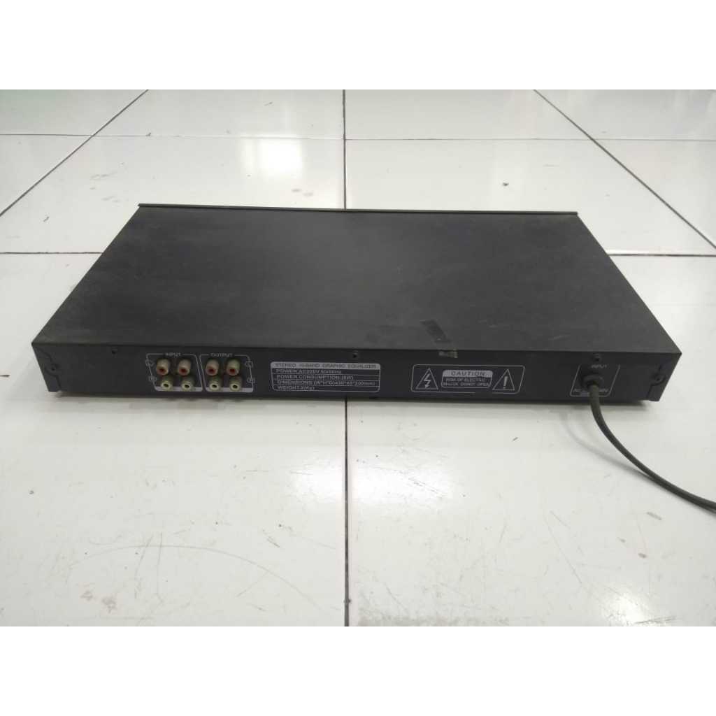 HIFI Stereo 10-Band Graphic Equalizer jadul