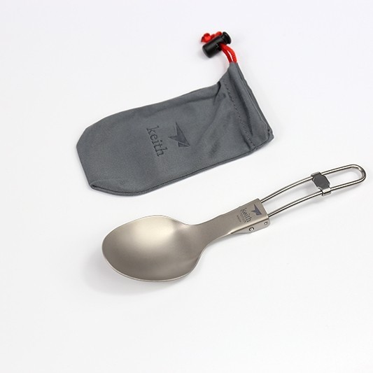 Keith Sendok Pisau Lipat Spoon Titanium Original Terlaris