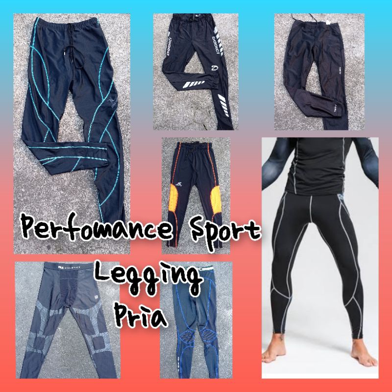 Celana leging pria, leging olahraga, celana renang, celana sport, rashguard pria