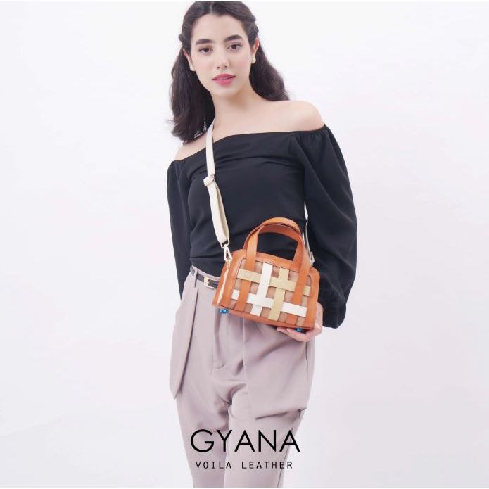 VOILA LEATHER Tas Selempang Wanita Kulit Asli Genuine Leather Sling Bag GYANA