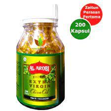 Kapsul Minyak Zaitun Al Arobi Jaitun Asli Murni Original 100% Arab Extra Virgin Olive Oil 200 Kapsul