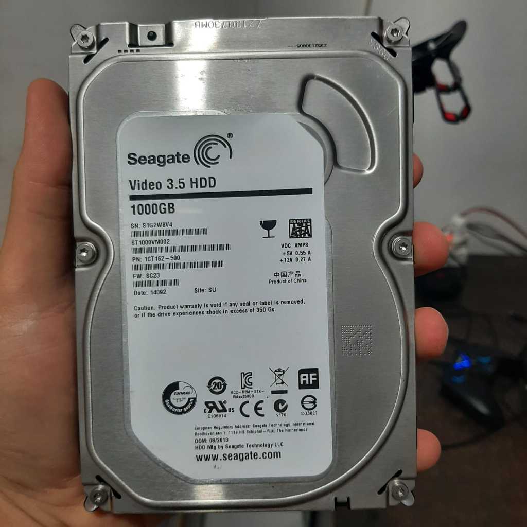 HDD 1TB PC/Desktop Seagate/WD/HGST/TOSHIBA  3.5" Isi Full Game
