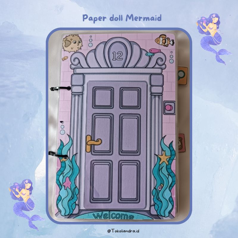 Paper dolls mermaid
