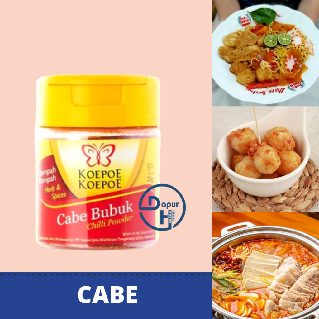 

KOEPOE Cabe Bubuk 23 g Halal | Chili Powder-