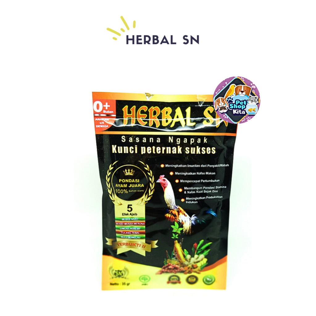 Jamu Ayam Herbal SN SASANA NGAPAK 35 gram
