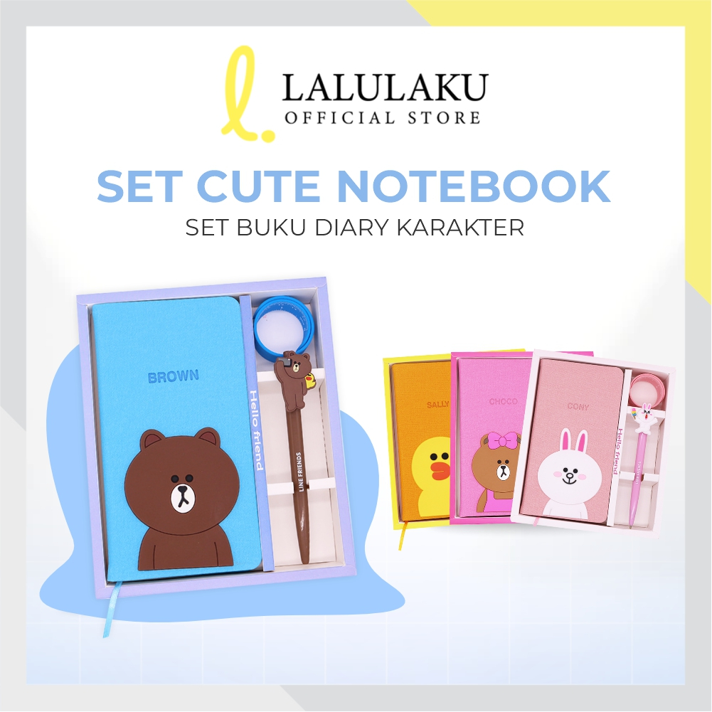 

Set Notebook Kado Unik Buku Diary Anak Lucu Karakter / Buku Notes Lucu Anak Sekolah