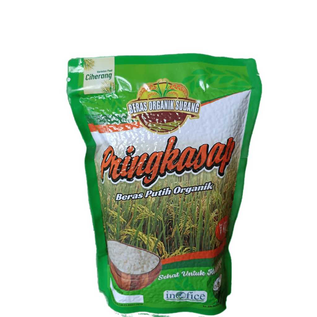 

RB22 Pringkasap - Beras Organik Putih 1 Kg (Vacum)
