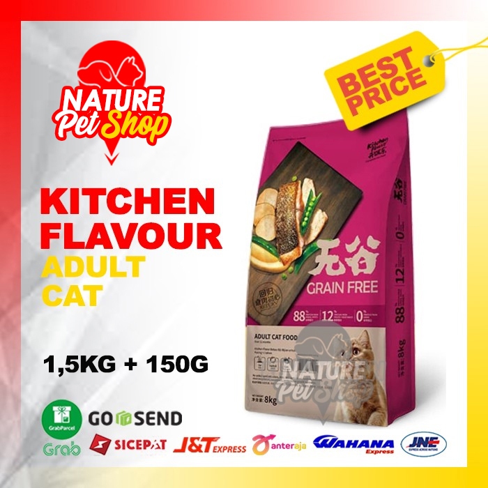 KITCHEN FLAVOR Adult 1,5kg Makanan Kucing KITCHEN FLAVOR