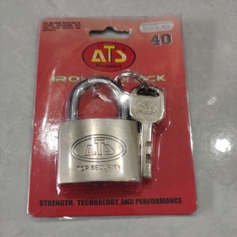 ATS Gembok 40mm pendek / Gembok ATS 40mm pdk
