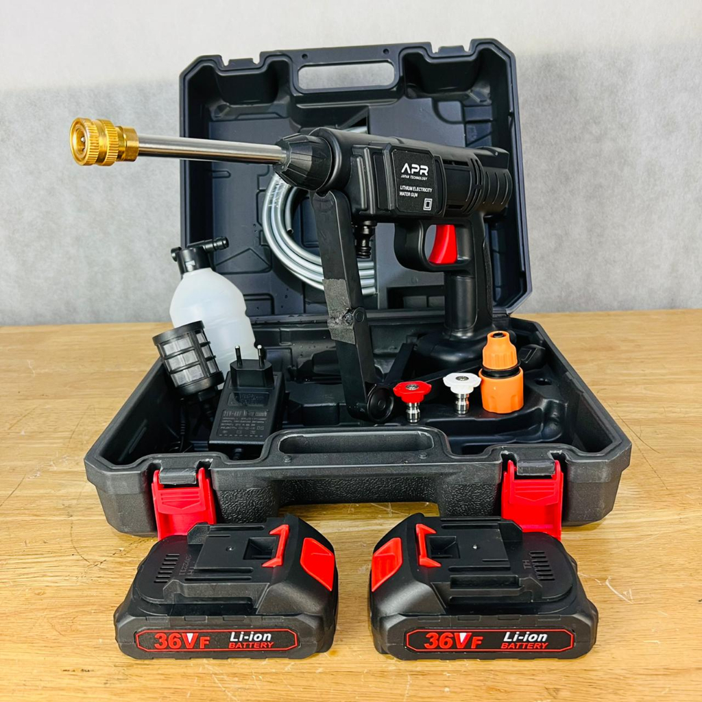 APR JAPAN Mesin Cuci Motor Mobil Baterai Cordless Jet Cleaner 36V AP10