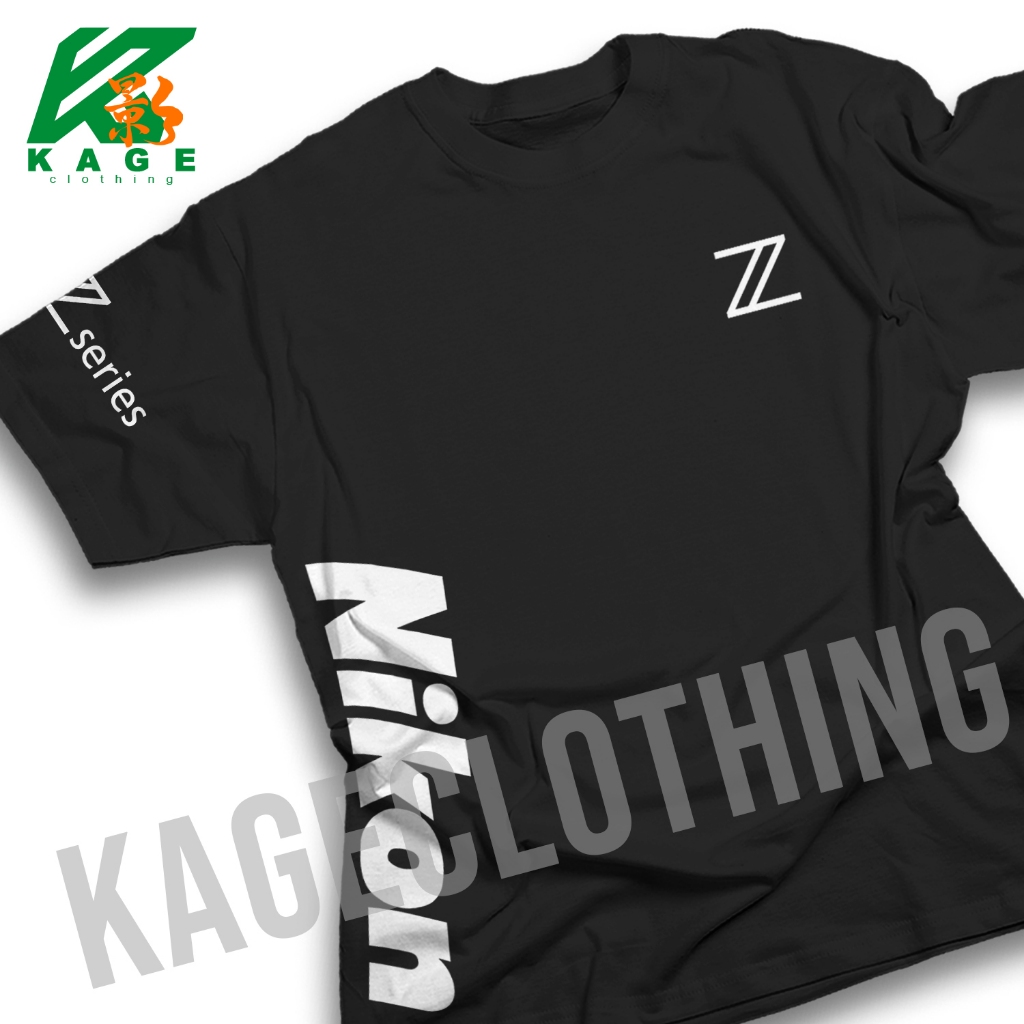 Kaos pria NIKON Z SERIES Tshirt baju distro cotton combed 30s UNISEX PHOTO GEAR KAMERA MIRORRLESS NI