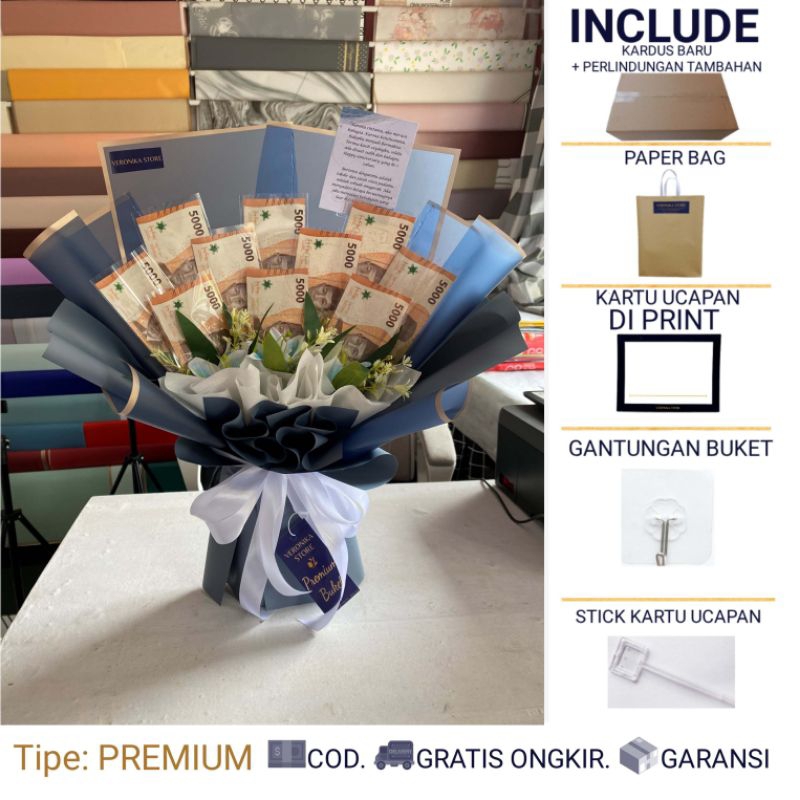 BUKET UANG HALAL NON RIBA – FARFETCH- BUCKET UANG  - MONEY BOUQUET ULANG TAHUN - BUKET JAJANAN BUKET
